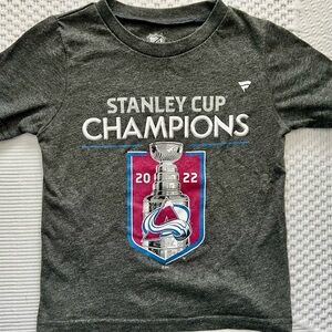 Colorado Avalanche Youth Stanley Cup Short-Sleeve